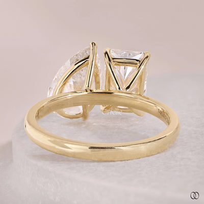handmade ring radiant pear diamond ring