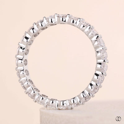 handmade band full eternity diamond band