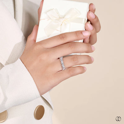 eternity wedding band marquise diamond style