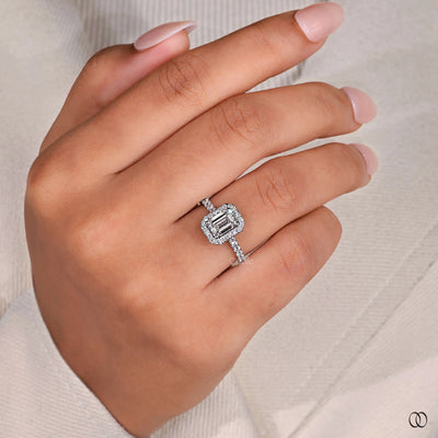 unique design ring cathedral setting style