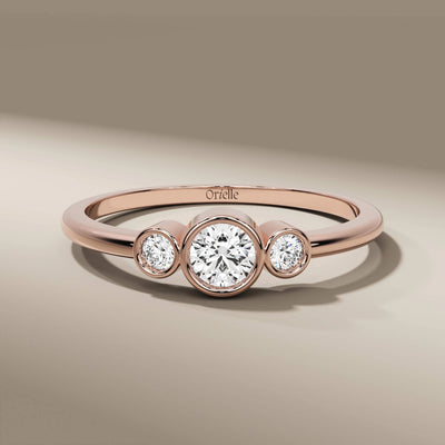 designer bezel setting wedding band with round diamonds