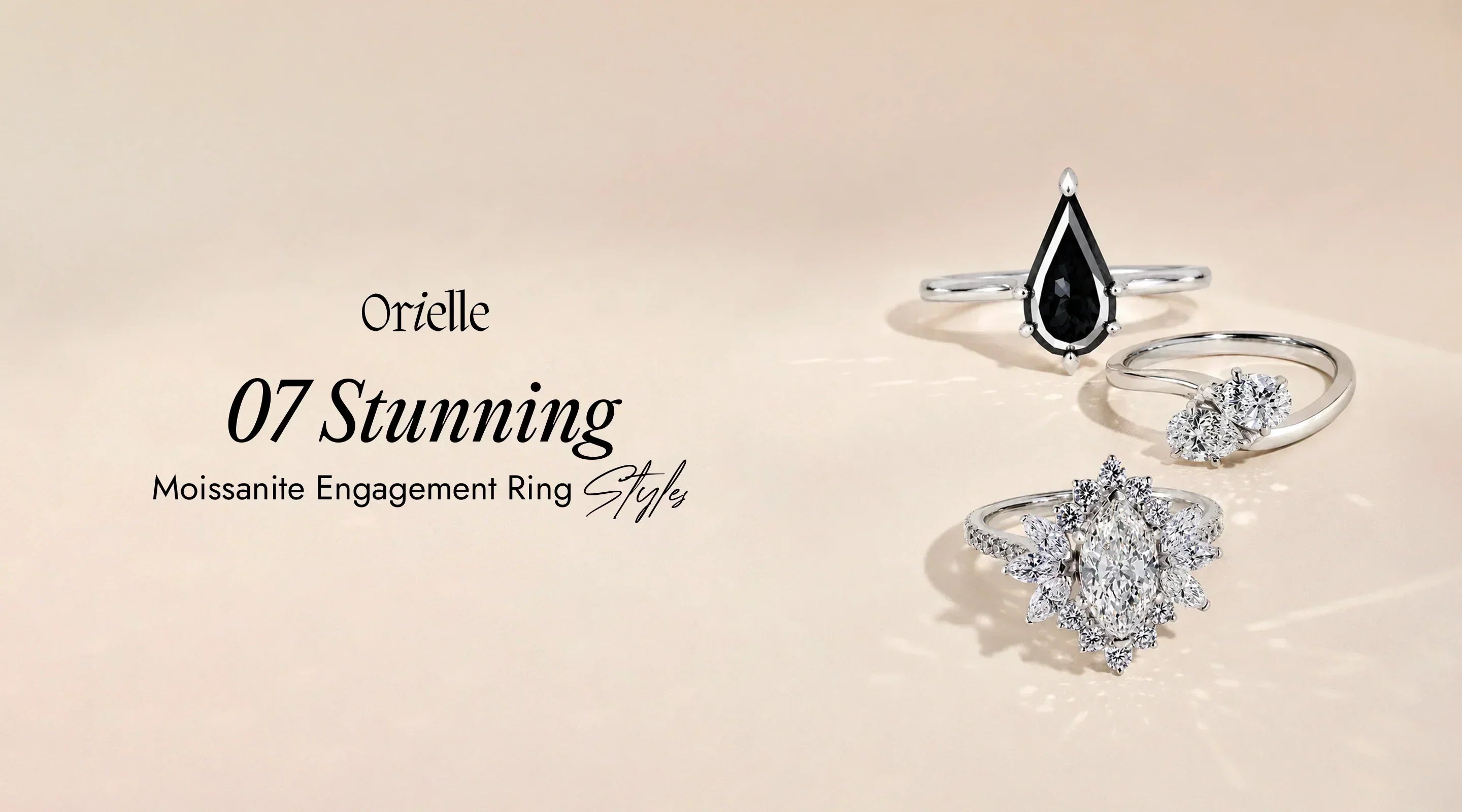 07 Best Gold Moissanite Diamond Rings Style Guide