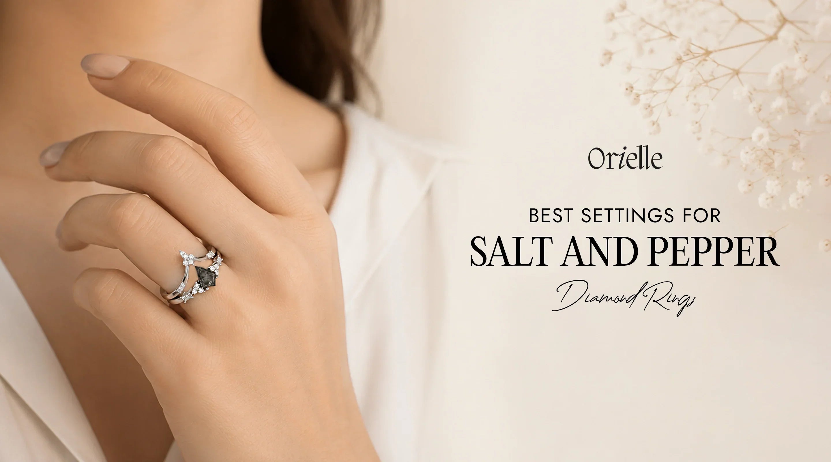Best Settings for Salt and Pepper Diamond Rings