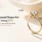 Popular Diamond Shapes For Cathedral Setting Ring