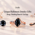 Unique Halloween Jewelry Gifts: Rings, Wedding Band & Earrings