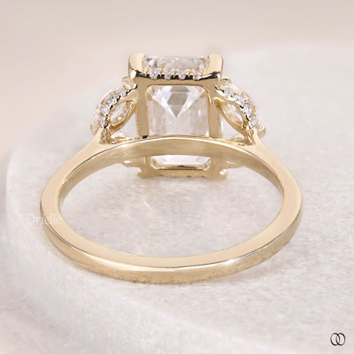 handmade ring cathedral setting diamond ring

