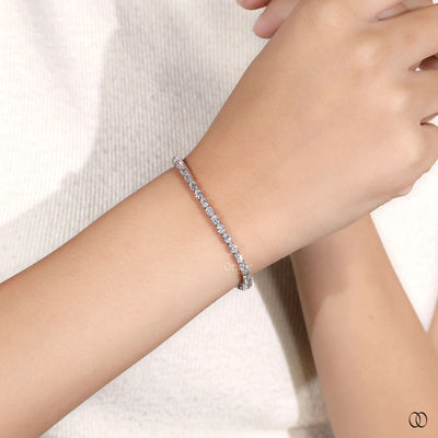 east west oval diamond tennis bracelet design

