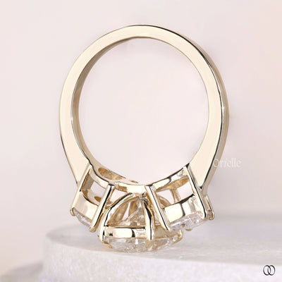 unique design ring oval diamond engagement ring

