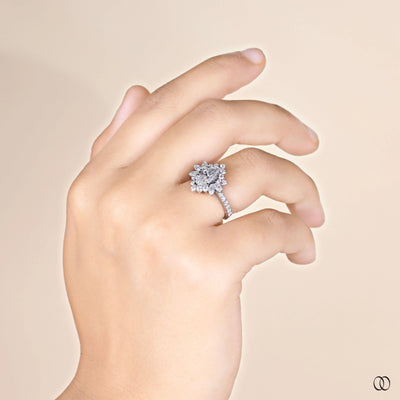 yellow gold ring marquise diamond engagement ring
