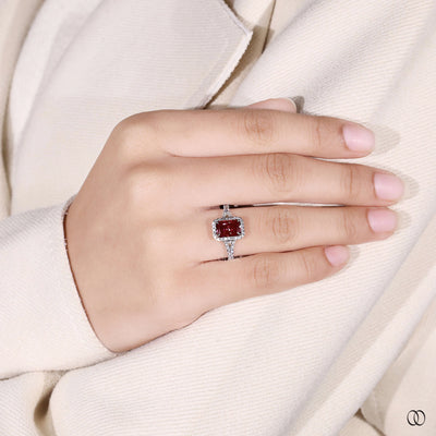 halo style ring pave setting diamond ring
