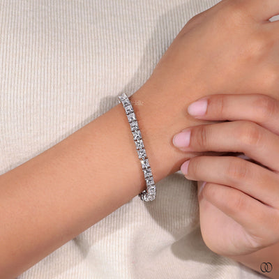 designer style bracelet princess cut tennis
