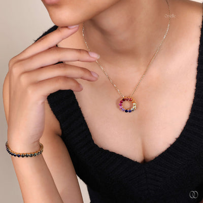 unique design pendant round moissanite stones
