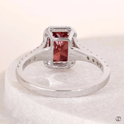 unique setting ring halo engagement diamond
