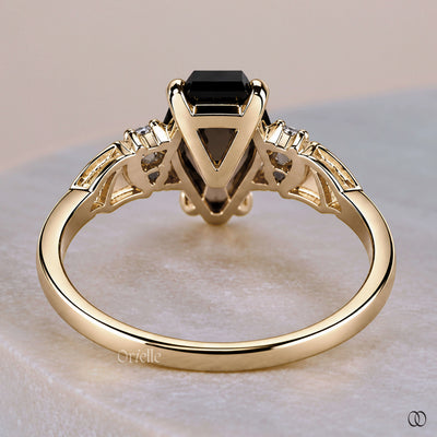 coffin cut engagement ring design
