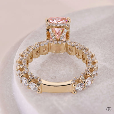 shared prong eternity ring diamond band
