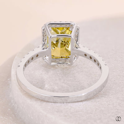 unique setting ring halo engagement diamond

