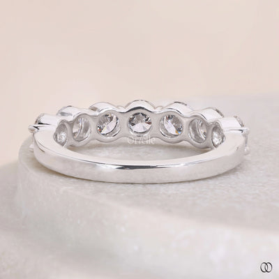 handmade ring white gold diamond band style
