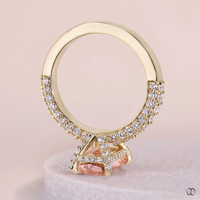 Hidden diamond-set basket gallery with elegant detailing
