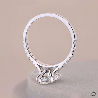 unique setting ring marquise cut diamond

