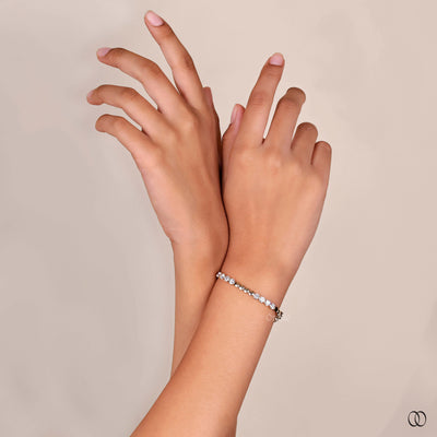 lab grown diamond bracelet yellow gold chain
