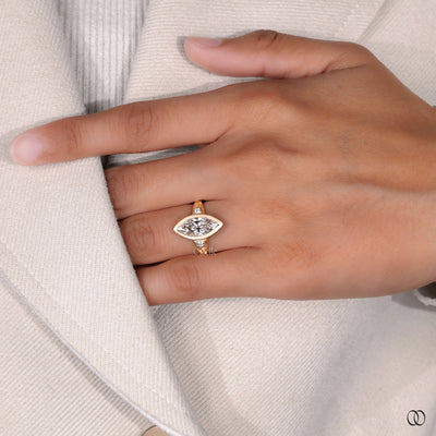 unique setting ring nature inspired
