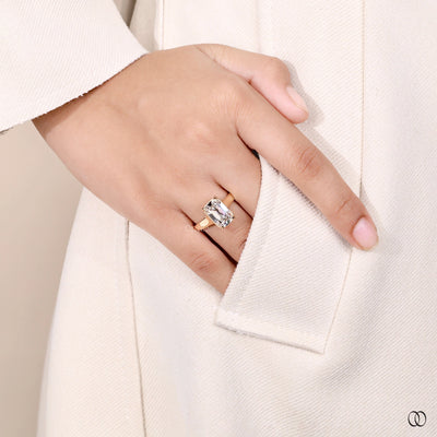 unique setting ring old mine cut diamond ring
