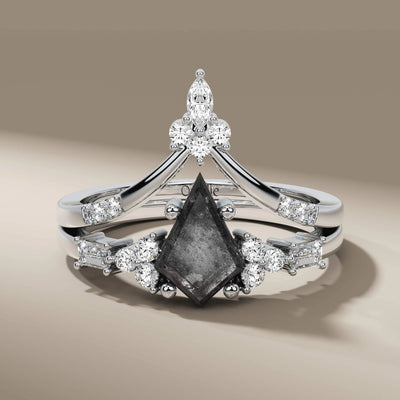 round diamond wedding band for white gold bridal set
