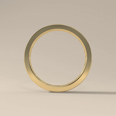 Handmade baguette band designed for stacking
