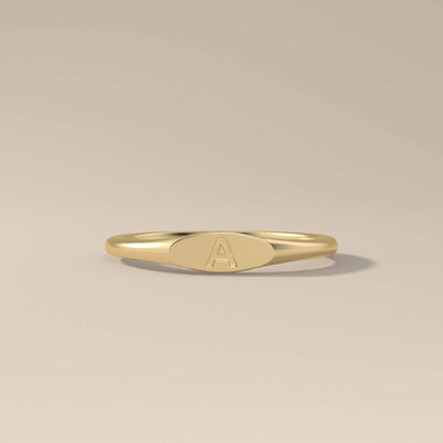 Personalized Letter Ring With Unique Style