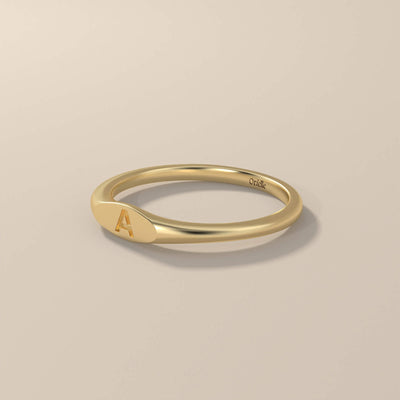Personalized Letter Ring With Unique Style