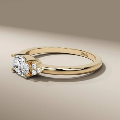 handmade oval diamond ring with elegant prong setting
